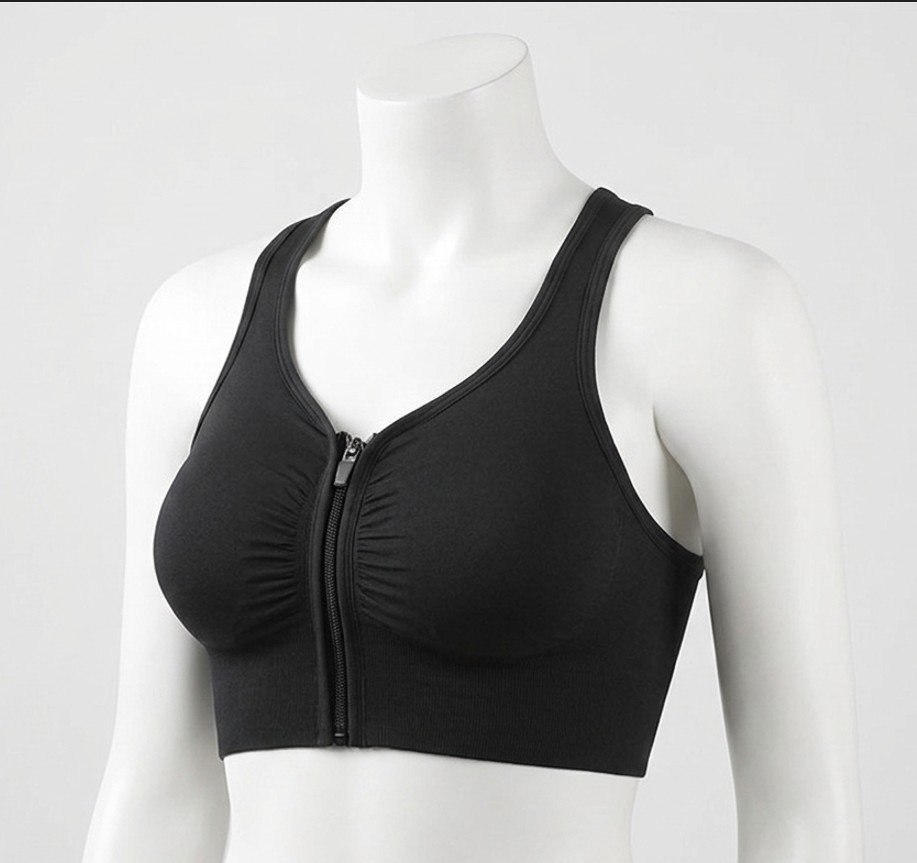 Screenshot_8 Front zipper Sports Yoga Workout Bras - Image 1
